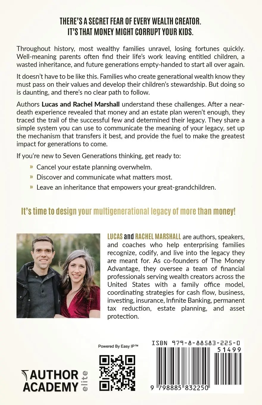 Rückseite: 9798885832250 | Seven Generations Legacy | Rachel M. Marshall | Taschenbuch | Englisch