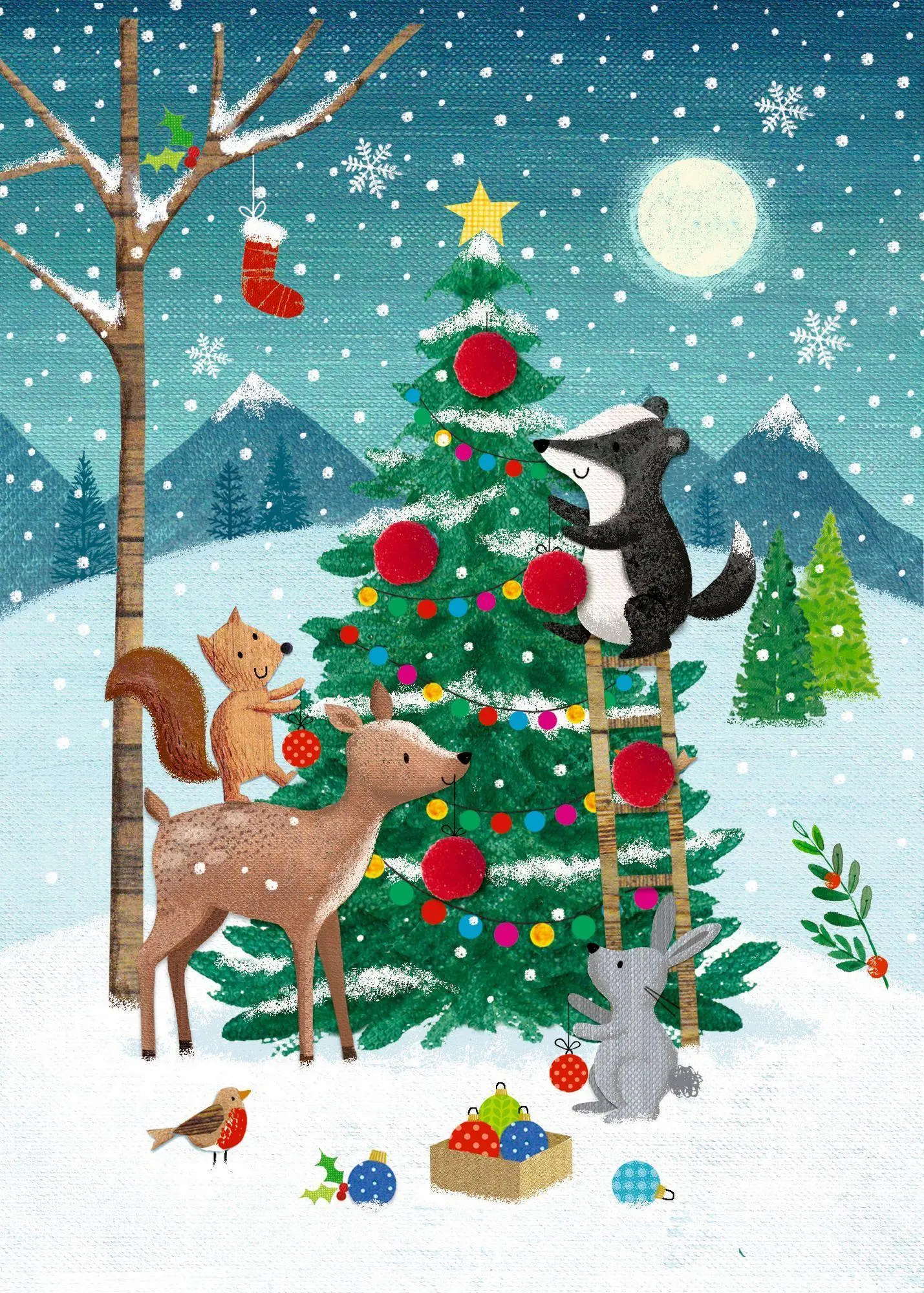 Bild: 4050003972350 | Mini-Adventskalender - Fröhlicher Advent | Joanne Cave | Kalender
