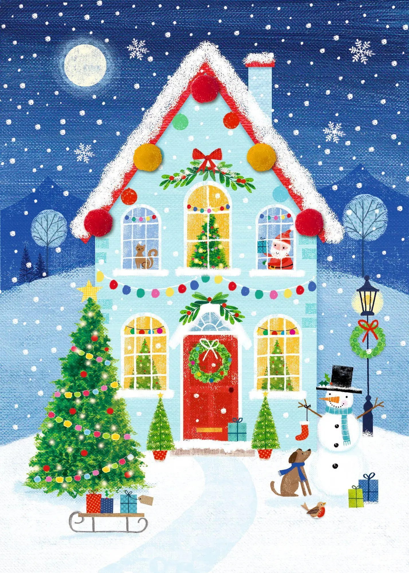 Bild: 4050003972350 | Mini-Adventskalender - Fröhlicher Advent | Joanne Cave | Kalender