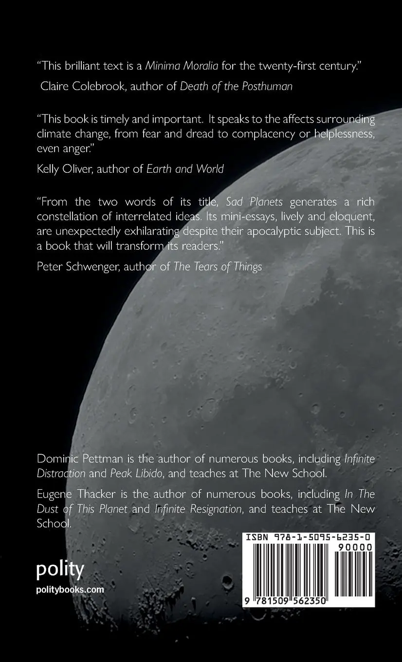 Rückseite: 9781509562350 | Sad Planets | Dominic Pettman (u. a.) | Buch | 488 S. | Englisch