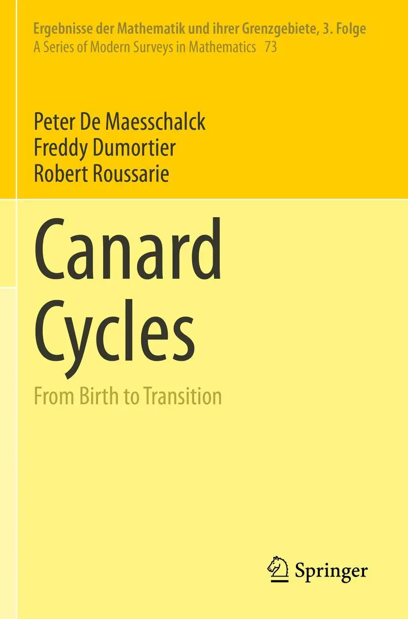 Cover: 9783030792350 | Canard Cycles | From Birth to Transition | Maesschalck (u. a.) | Buch