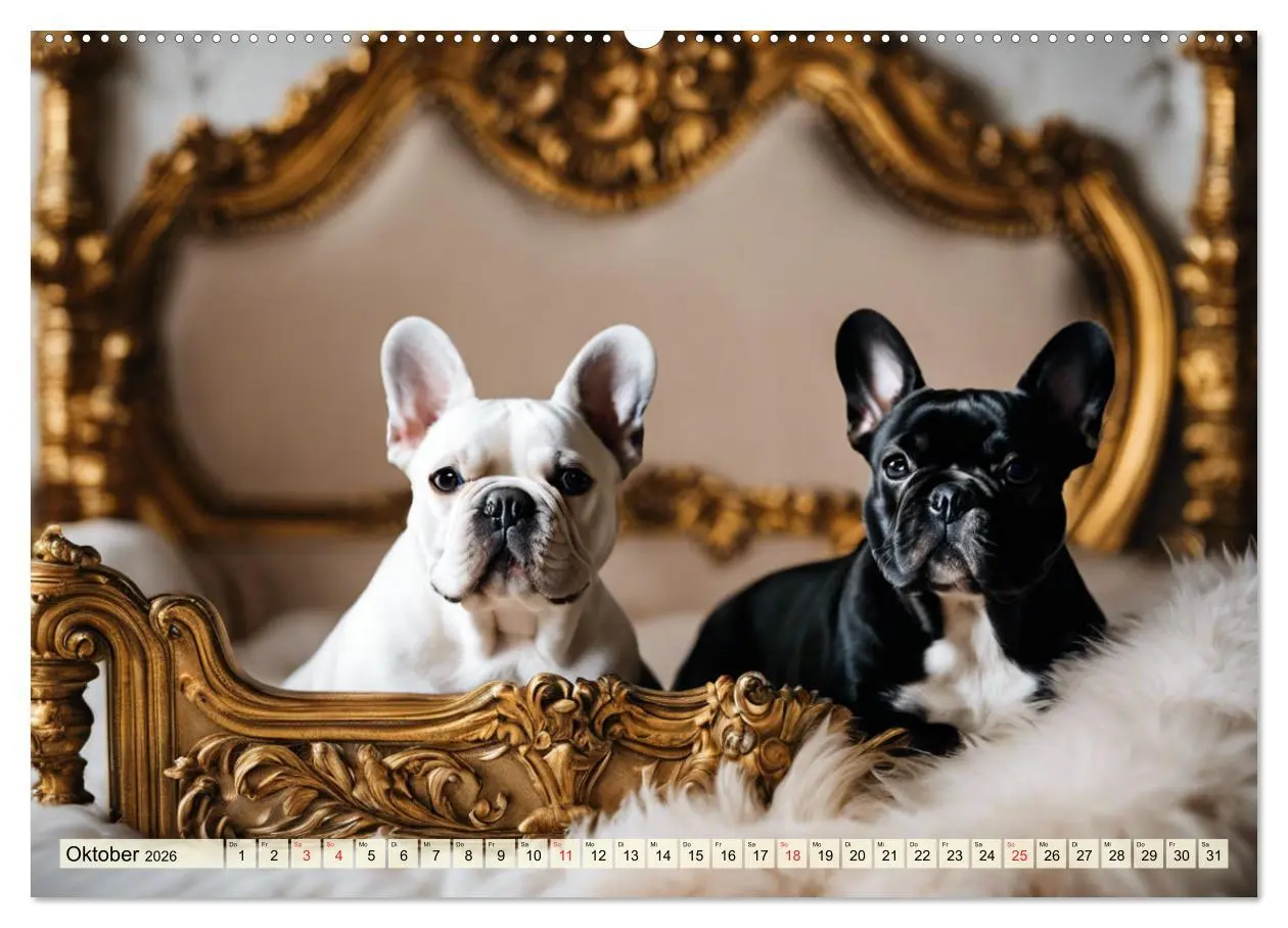 Bild: 9783457412350 | Kleine Könige - Französische Bulldoggen (hochwertiger Premium...