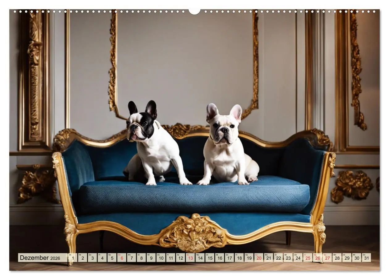 Bild: 9783457412350 | Kleine Könige - Französische Bulldoggen (hochwertiger Premium...
