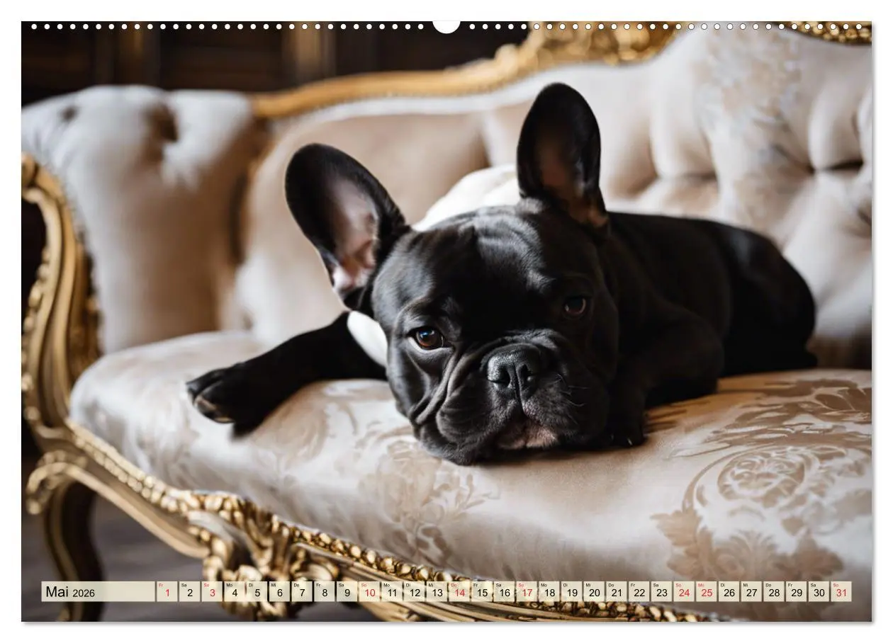 Bild: 9783457412350 | Kleine Könige - Französische Bulldoggen (hochwertiger Premium...