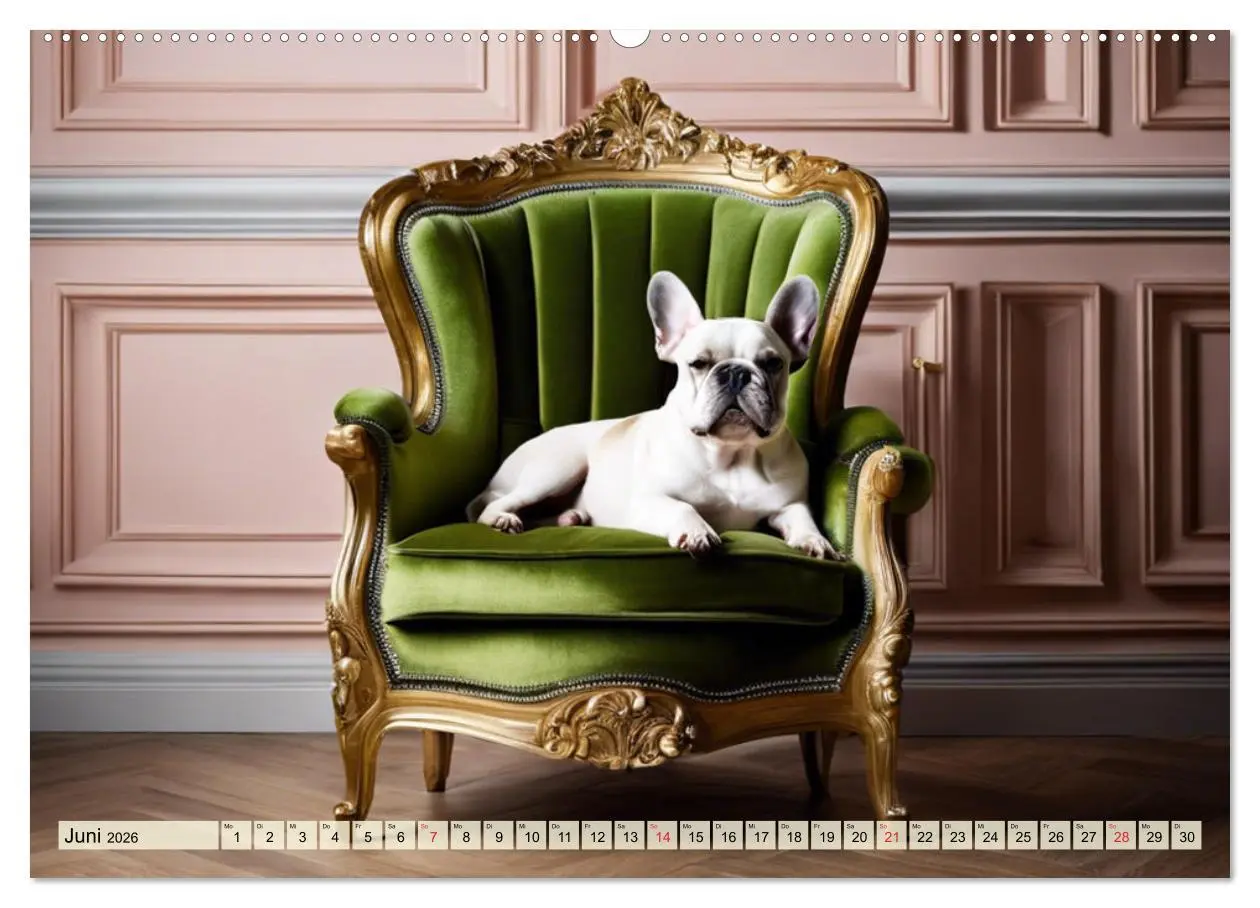 Bild: 9783457412350 | Kleine Könige - Französische Bulldoggen (hochwertiger Premium...