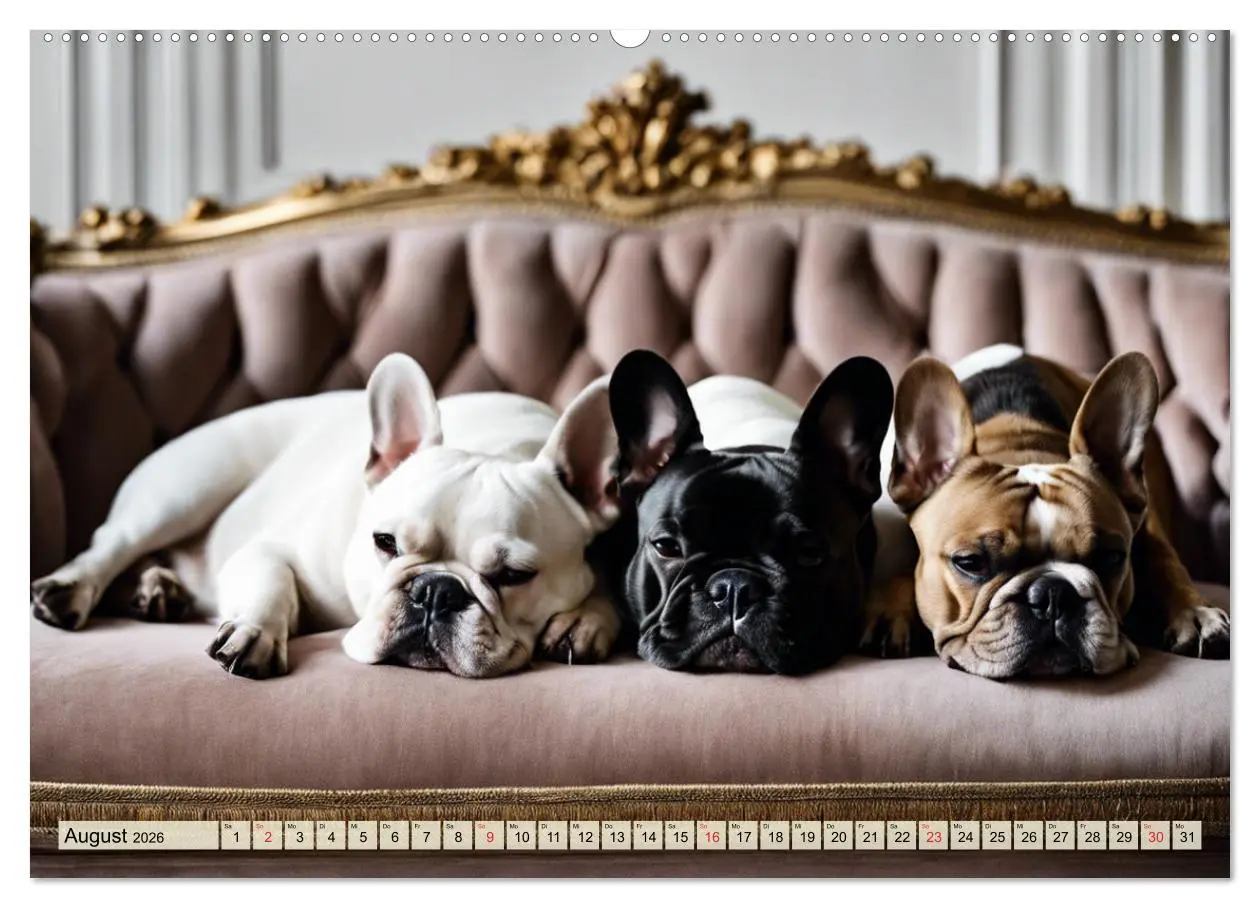 Bild: 9783457412350 | Kleine Könige - Französische Bulldoggen (hochwertiger Premium...