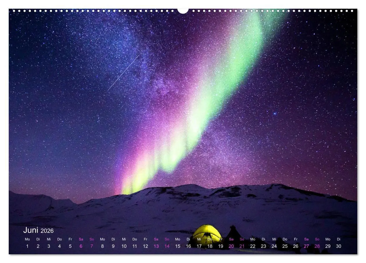Bild: 9783457652350 | Magische Polarlichter der Erde (Wandkalender 2026 DIN A2 quer),...