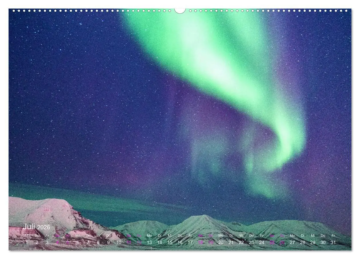 Bild: 9783457652350 | Magische Polarlichter der Erde (Wandkalender 2026 DIN A2 quer),...