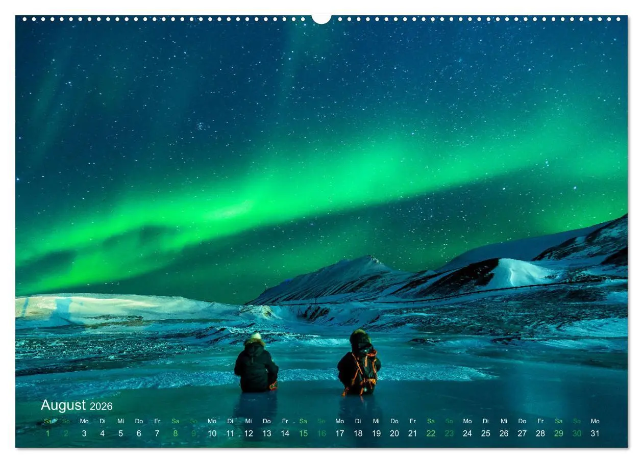 Bild: 9783457652350 | Magische Polarlichter der Erde (Wandkalender 2026 DIN A2 quer),...
