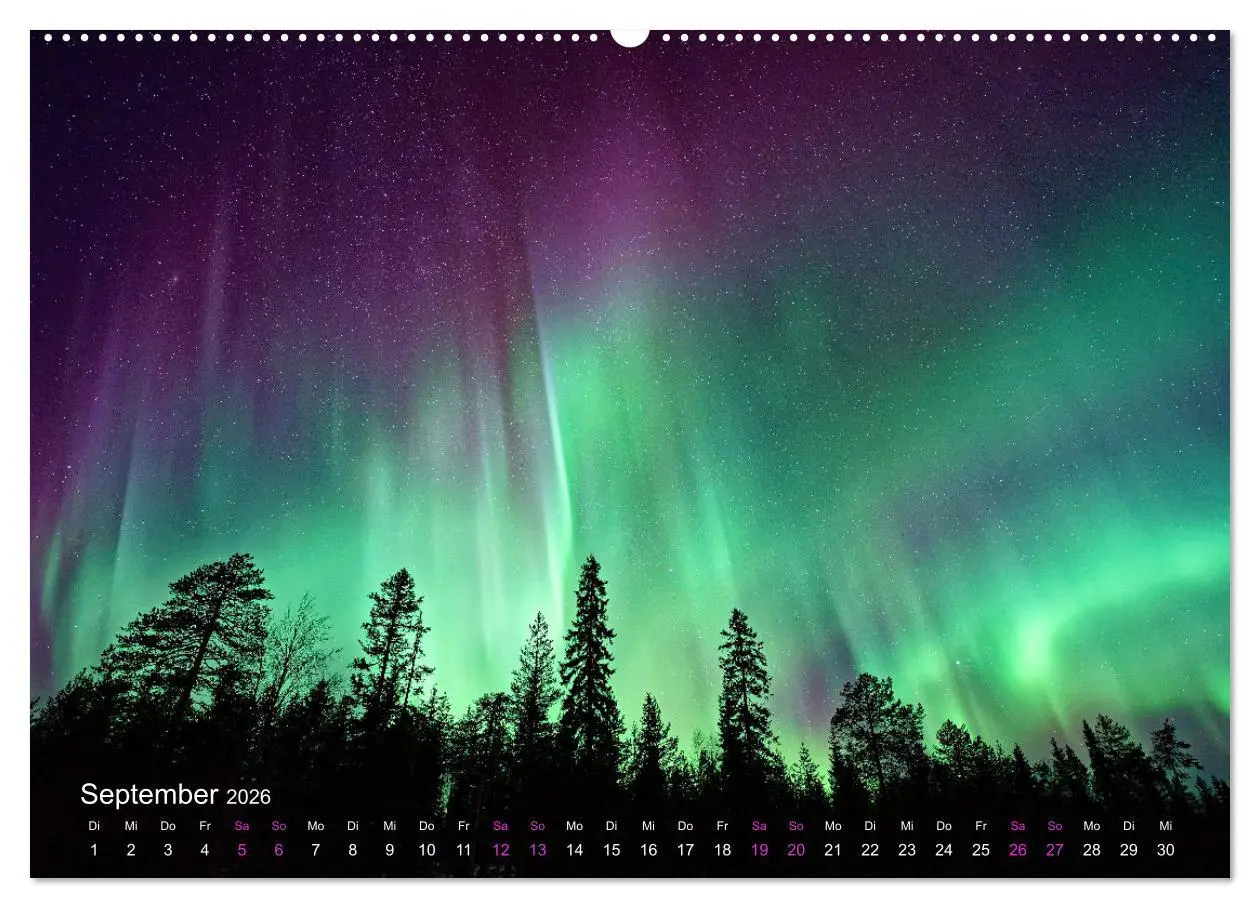 Bild: 9783457652350 | Magische Polarlichter der Erde (Wandkalender 2026 DIN A2 quer),...