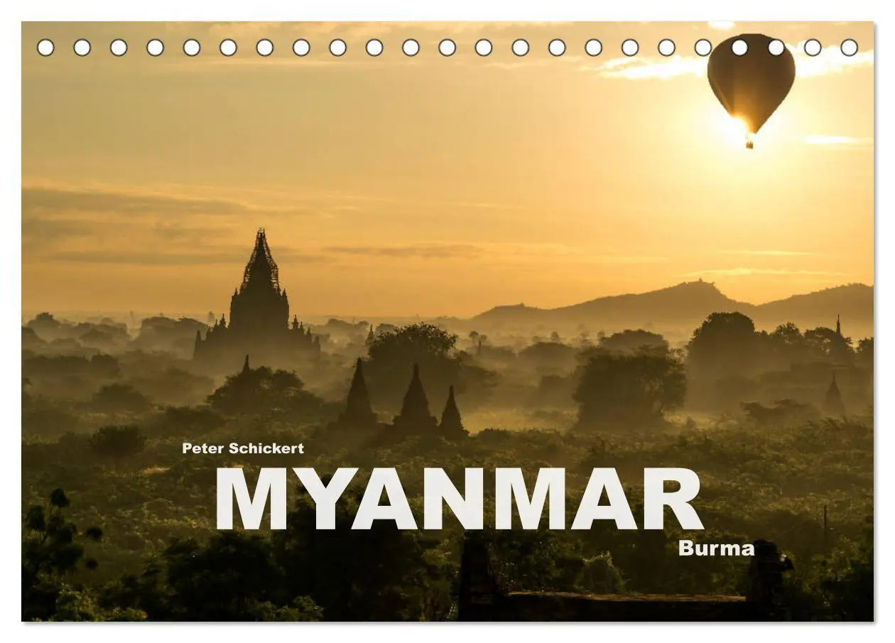 Cover: 9783516122350 | Myanmar - Burma (Tischkalender 2026 DIN A5 quer), CALVENDO...