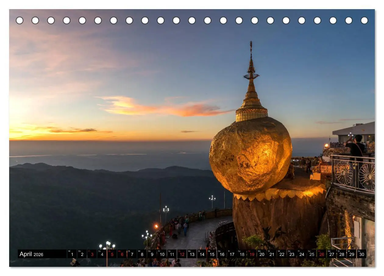 Bild: 9783516122350 | Myanmar - Burma (Tischkalender 2026 DIN A5 quer), CALVENDO...