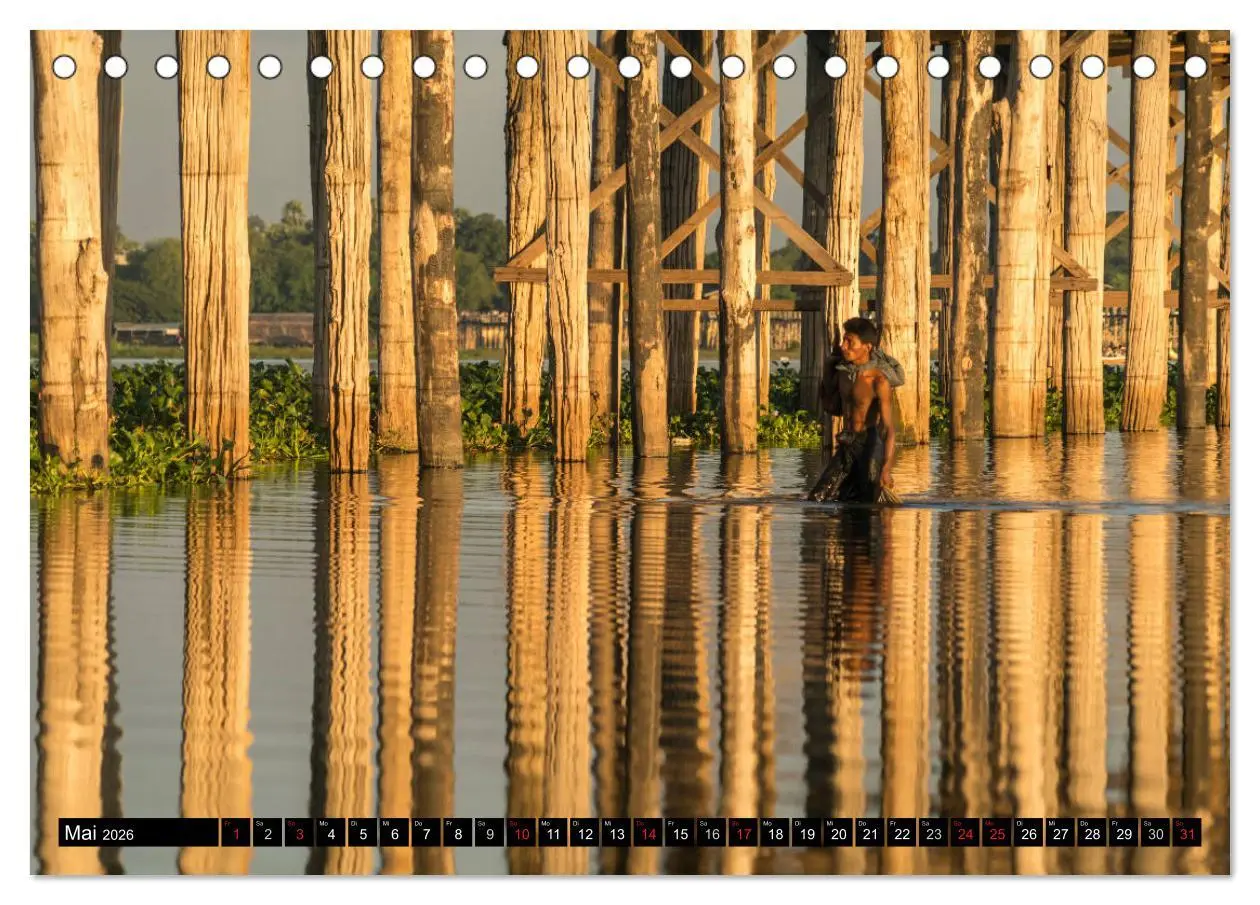 Bild: 9783516122350 | Myanmar - Burma (Tischkalender 2026 DIN A5 quer), CALVENDO...