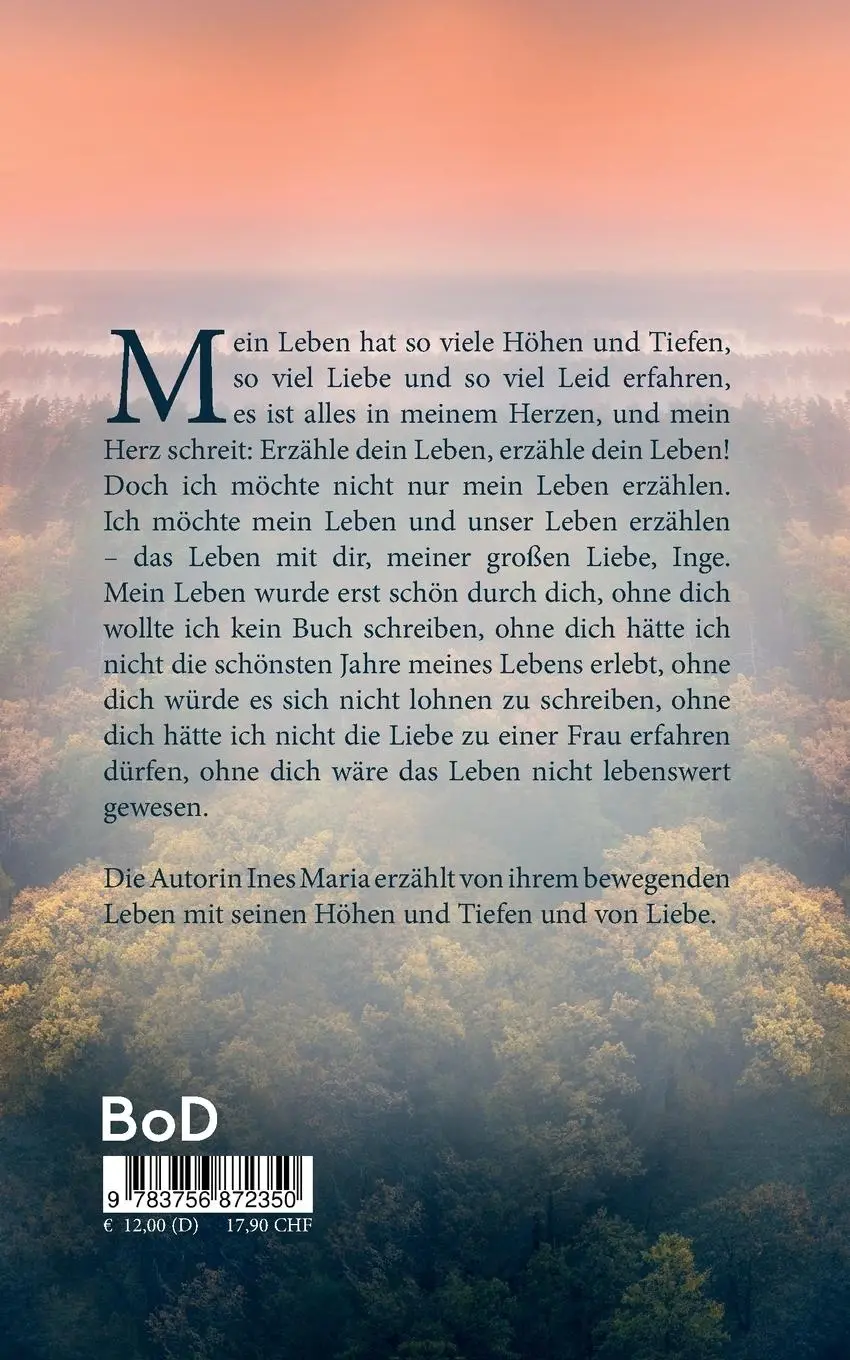 Rückseite: 9783756872350 | Der Zug fuhr anders als gedacht | Ines Maria | Taschenbuch | 262 S.
