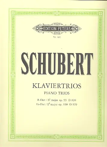Piano Trios In B Flat Op.99
