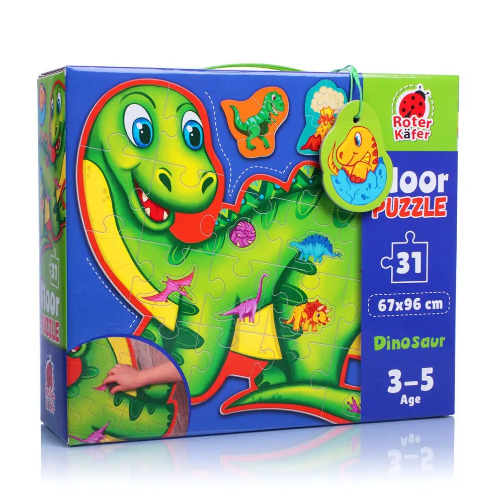 Cover: 5903858962450 | Puzzle Roter Käfer Bodenpuzzle Dinosaurier RK7010-01 | PL RU BY | 2025