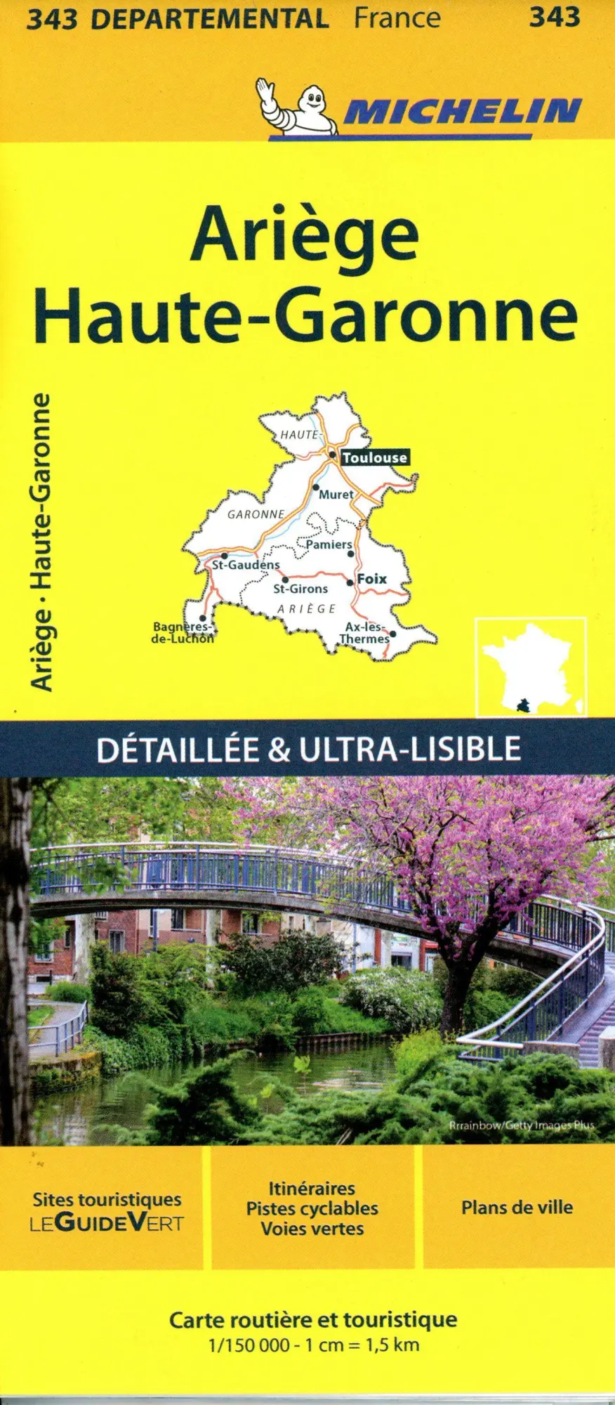 Cover: 9782067202450 | Michelin Garonne-Tal - Pays de Foix | (Land-)Karte | Gefalzt | 2024