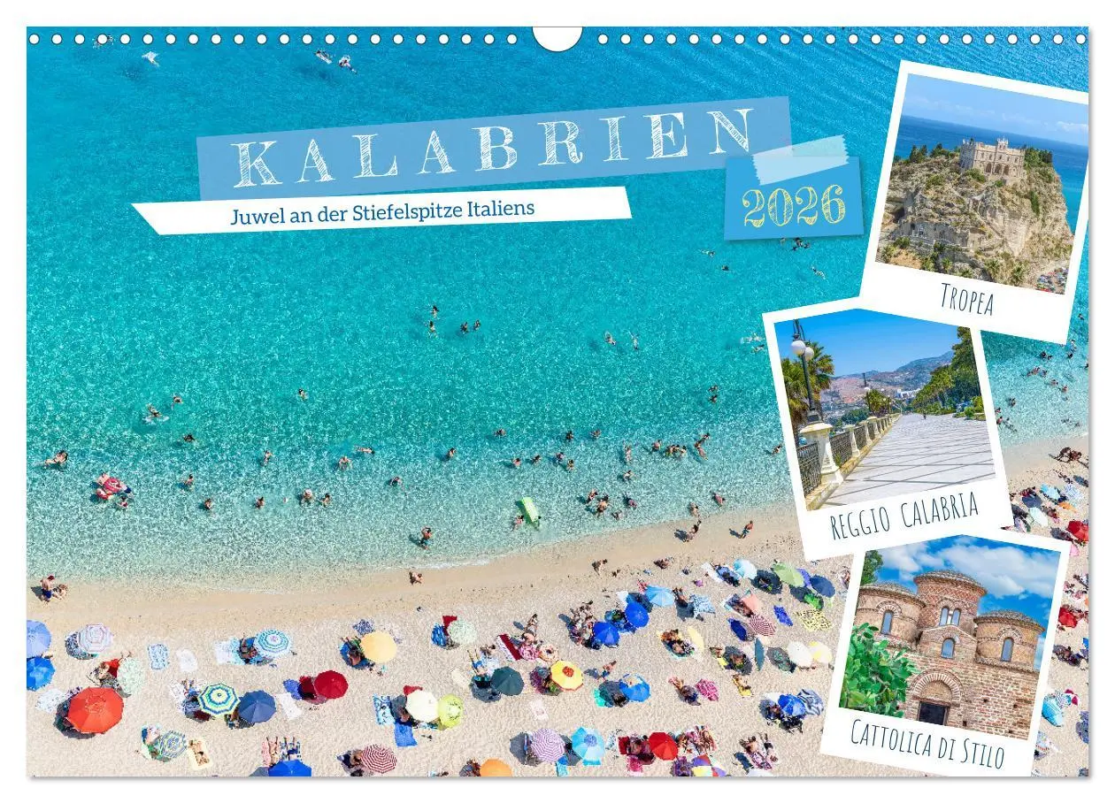 Cover: 9783457572450 | Kalabrien - Juwel an der Stiefelspitze Italiens (Wandkalender 2026...