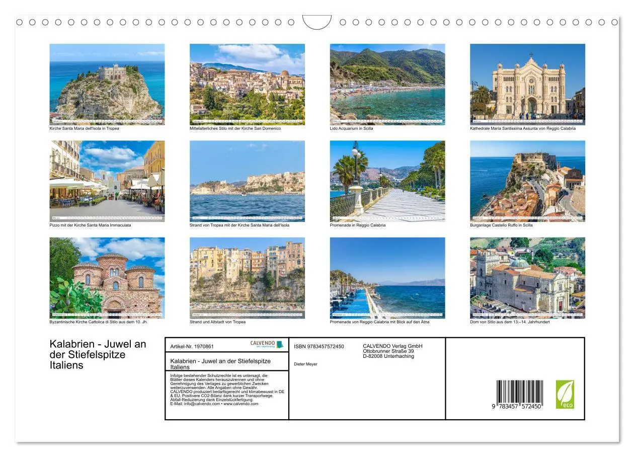 Bild: 9783457572450 | Kalabrien - Juwel an der Stiefelspitze Italiens (Wandkalender 2026...