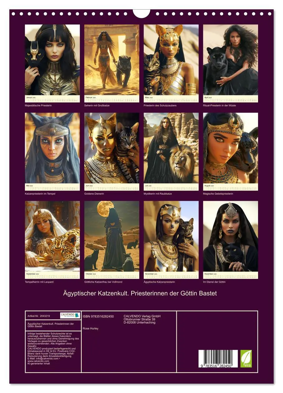 Bild: 9783516282450 | Ägyptischer Katzenkult. Priesterinnen der Göttin Bastet...