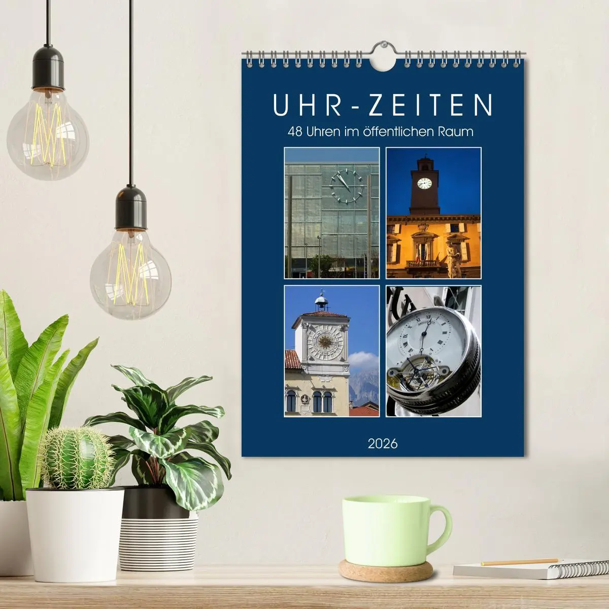 Bild: 9783516352450 | Uhr-Zeiten (Wandkalender 2026 DIN A4 hoch), CALVENDO Monatskalender