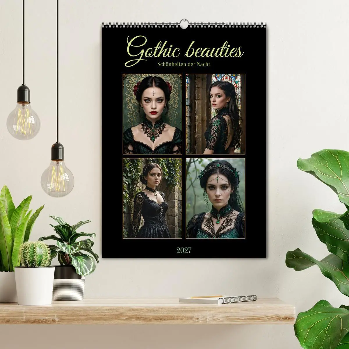 Bild: 9783569062450 | Gothic beauties - Schönheiten der Nacht (Wandkalender 2027 DIN A2...
