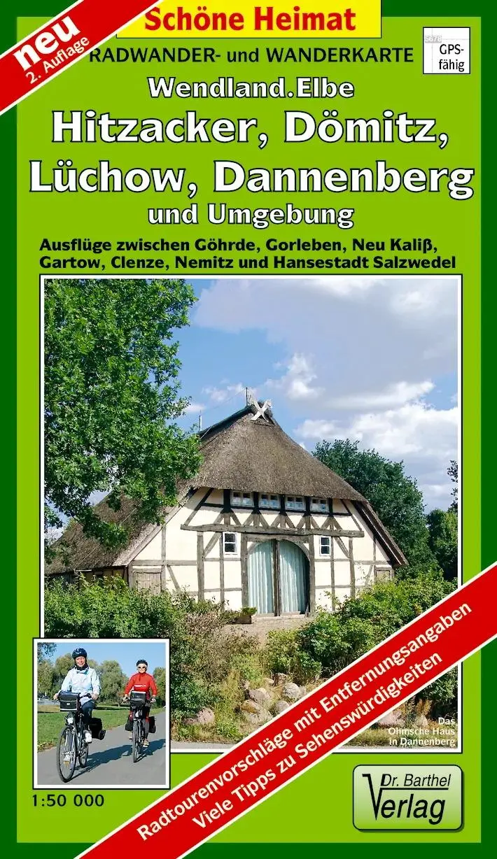 Cover: 9783895912450 | Radwander- und Wanderkarte Wendland.Elbe. Hitzacker, Dömitz,...