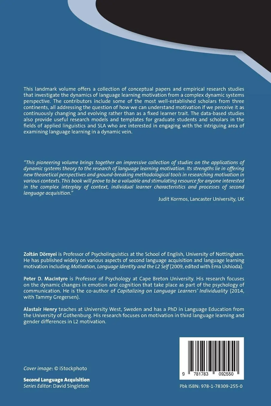 Rückseite: 9781783092550 | Motivational Dynamics in Language Learning | Zoltán Dörnyei (u. a.)