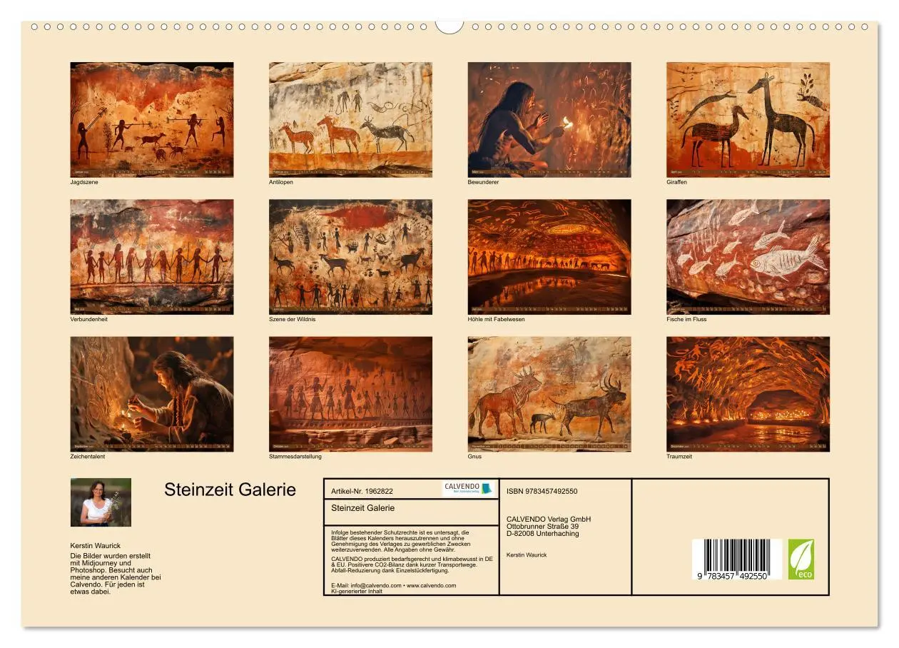 Bild: 9783457492550 | Steinzeit Galerie (hochwertiger Premium Wandkalender 2026 DIN A2...
