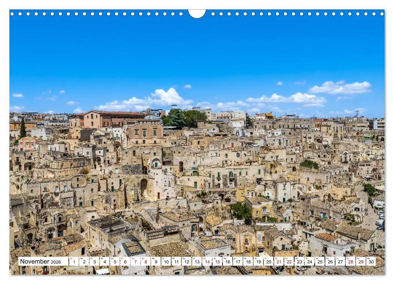 Bild: 9783457562550 | Matera - Die Stadt der Sassi (Wandkalender 2026 DIN A3 quer),...