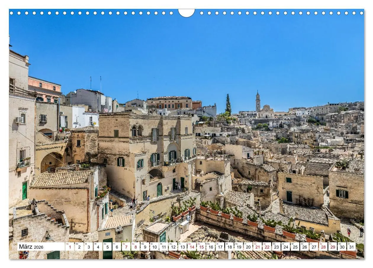 Bild: 9783457562550 | Matera - Die Stadt der Sassi (Wandkalender 2026 DIN A3 quer),...