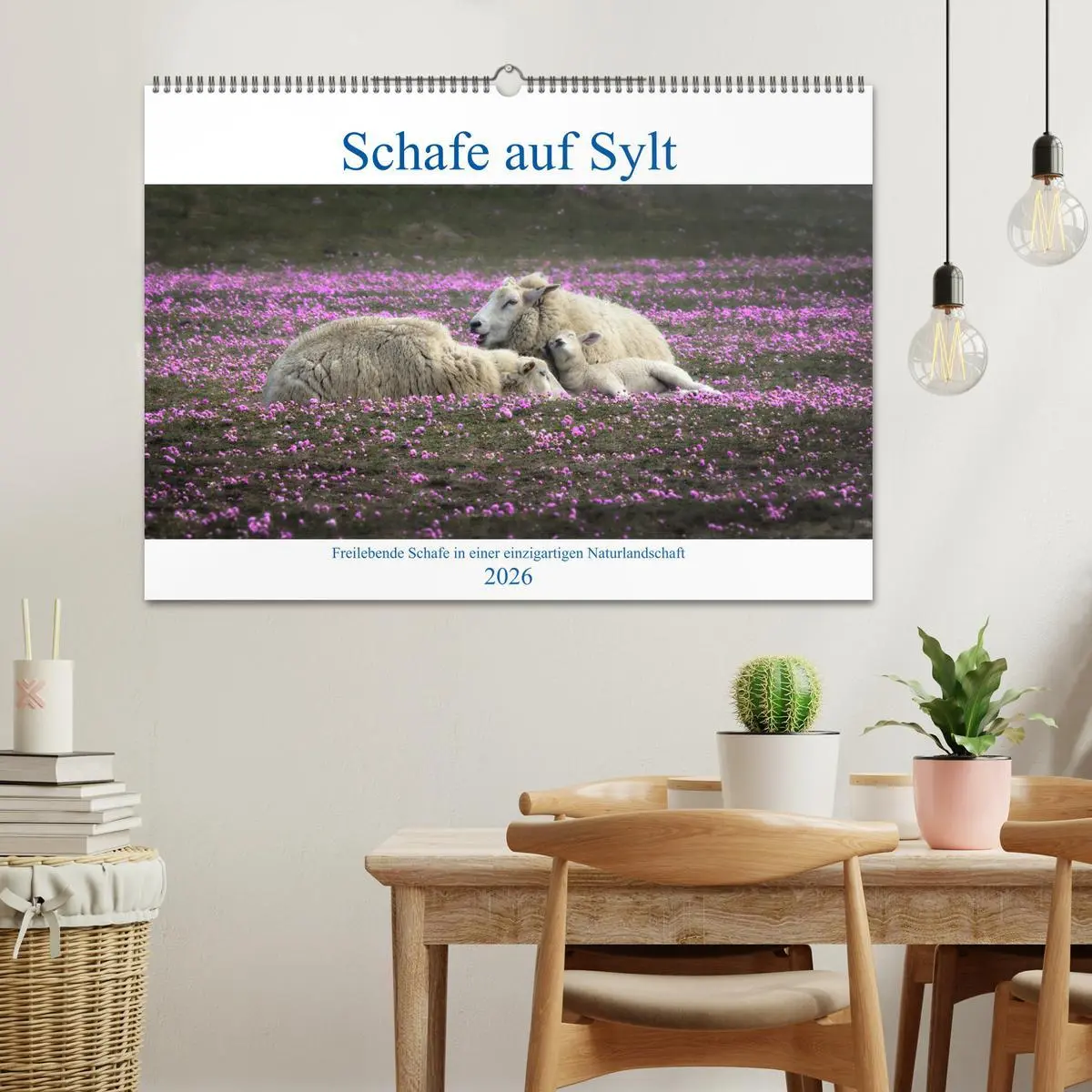 Bild: 9783457632550 | Schafe auf Sylt (Wandkalender 2026 DIN A2 quer), CALVENDO...