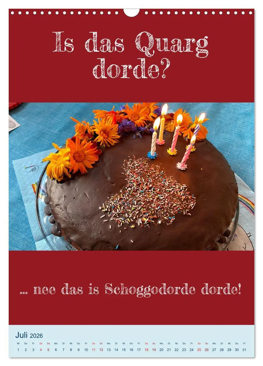 Bild: 9783516342550 | Ningelnäsorum! Mundart und Dialekt Kalender Sachsen (Wandkalender...