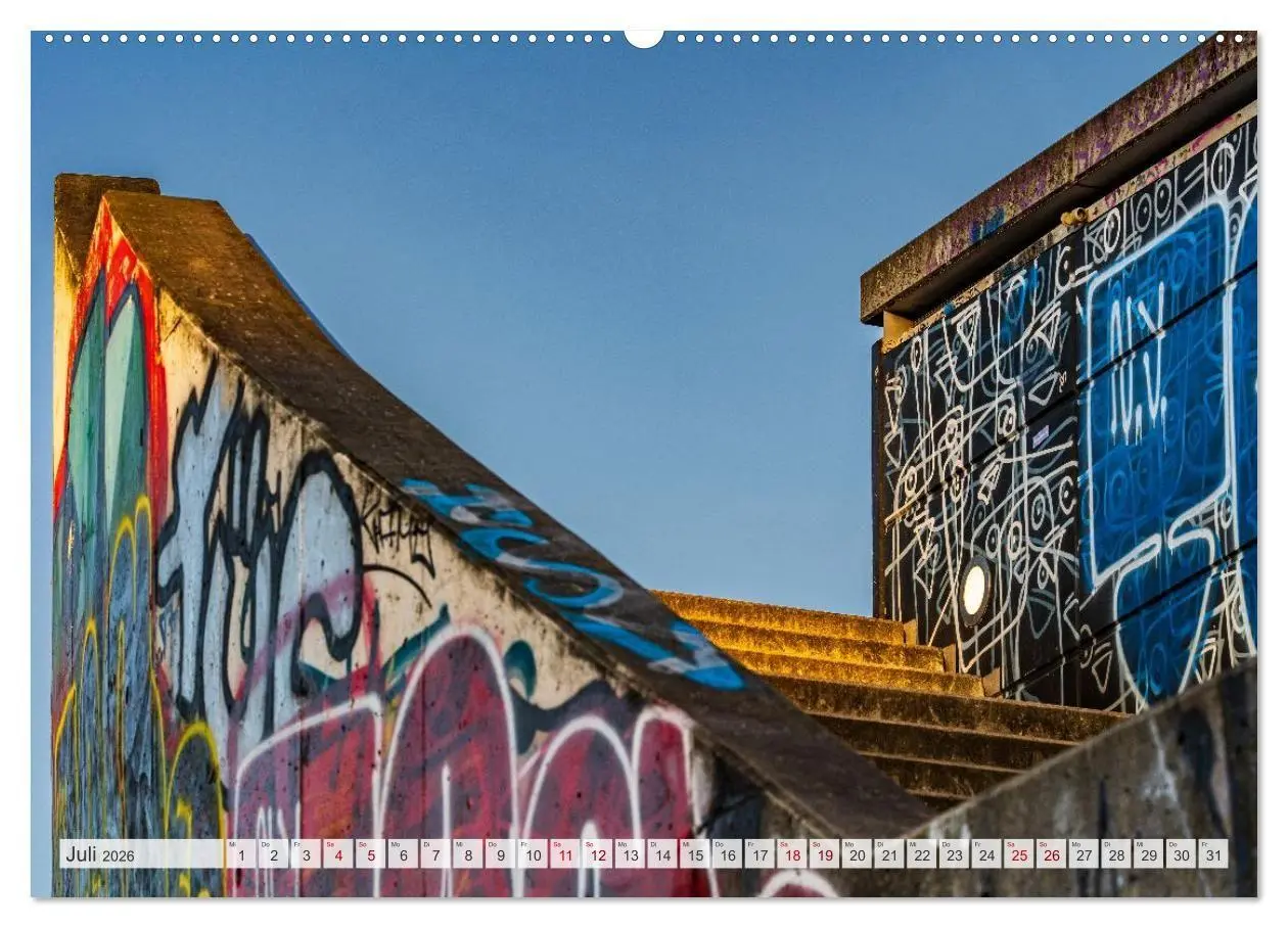 Bild: 9783516722550 | Buntes Hamburg (hochwertiger Premium Wandkalender 2026 DIN A2...