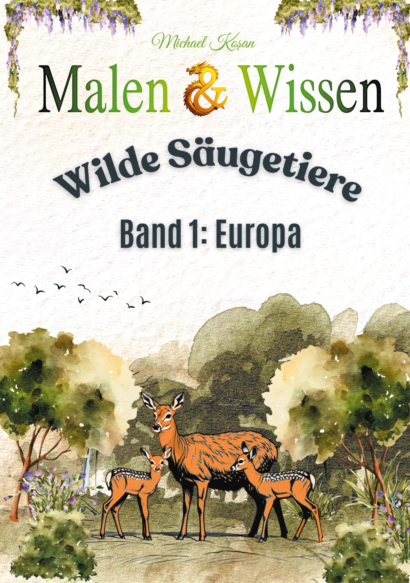 Cover: 9783695162550 | Malen &amp; Wissen | Ein kreatives Tierlexikon zum Ausmalen und Lernen