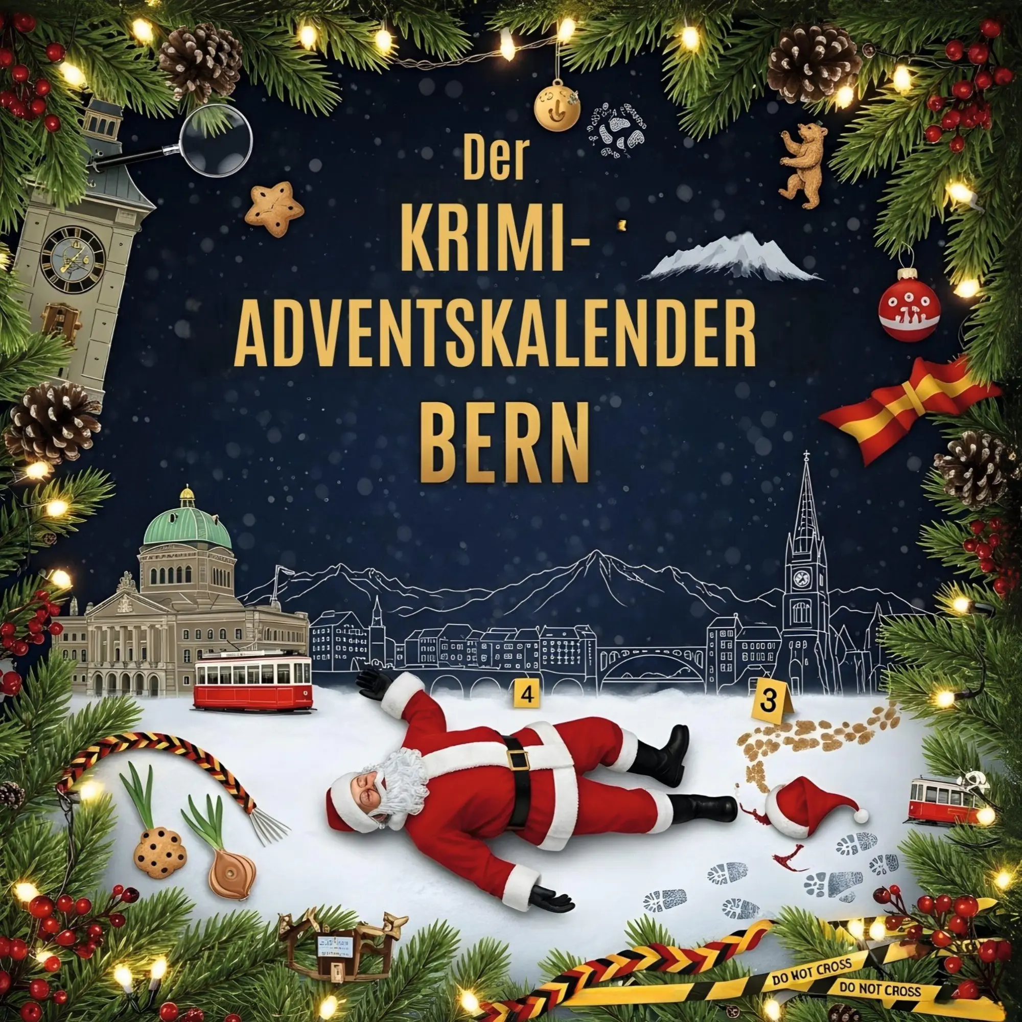 Cover: 9783695302550 | Der Krimi-Adventskalender Bern | Mordsverdächtig in 24 Akten | Buch