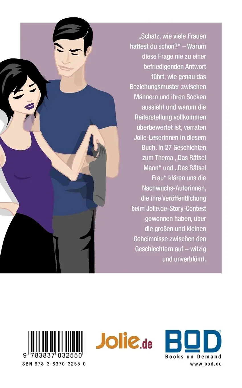 Rückseite: 9783837032550 | Das Rätsel Mann - das Rätsel Frau | Jolie. de | Taschenbuch | 88 S.