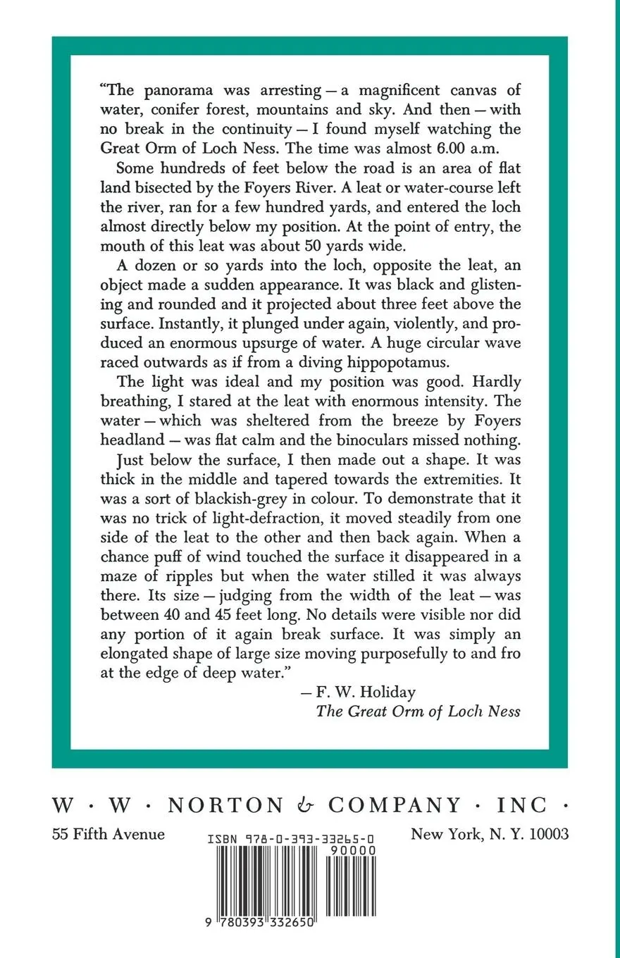Rückseite: 9780393332650 | The Great Orm of Loch Ness | F. W. Holiday | Taschenbuch | Englisch