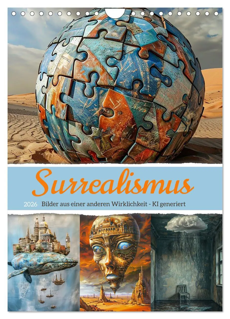 Cover: 9783516262650 | Surrealismus (Wandkalender 2026 DIN A4 hoch), CALVENDO Monatskalender