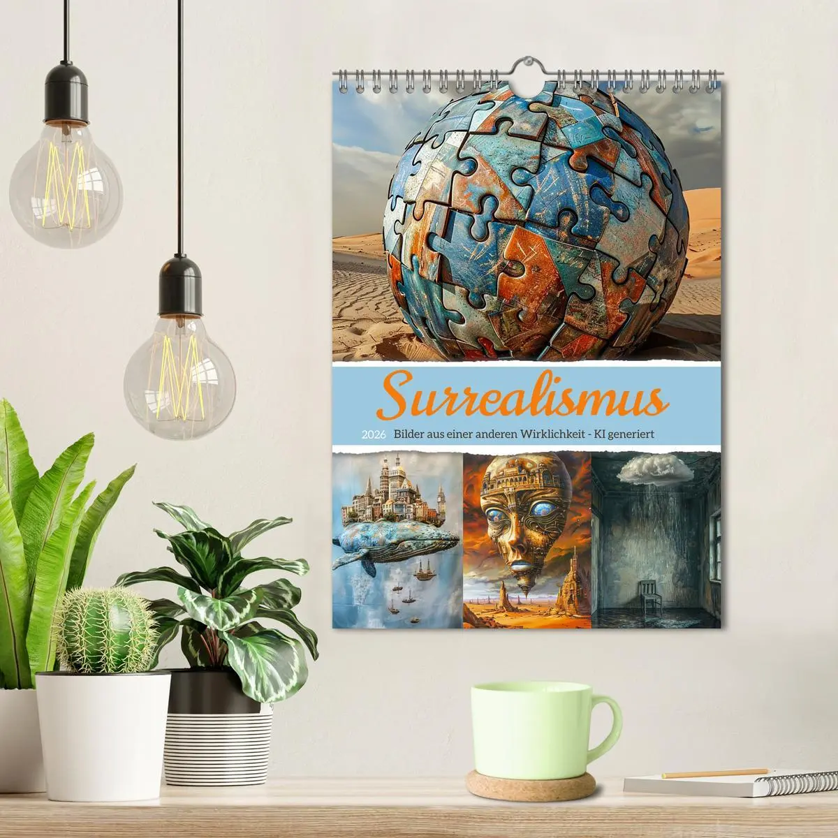 Bild: 9783516262650 | Surrealismus (Wandkalender 2026 DIN A4 hoch), CALVENDO Monatskalender