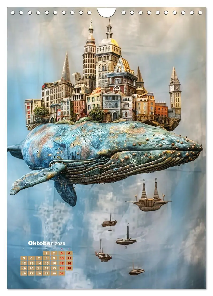 Bild: 9783516262650 | Surrealismus (Wandkalender 2026 DIN A4 hoch), CALVENDO Monatskalender