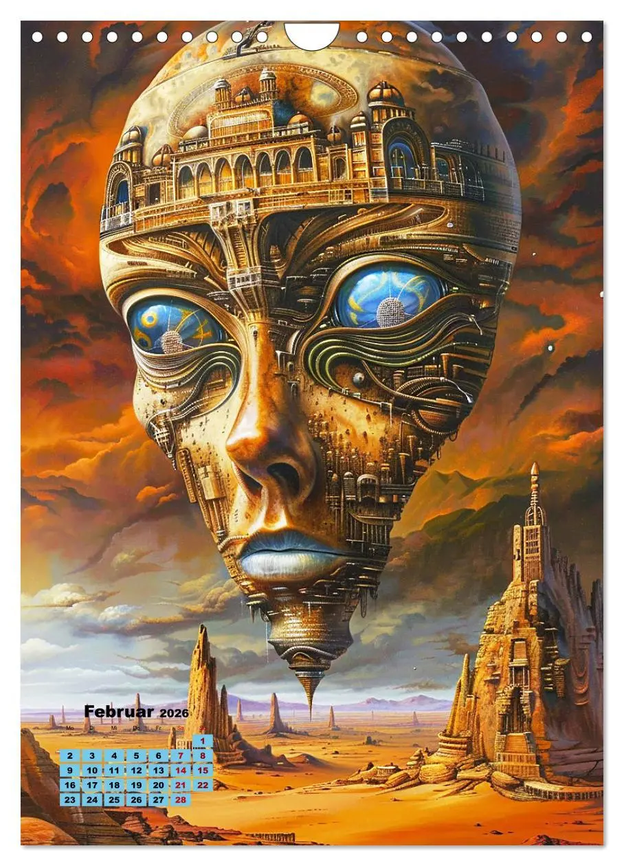 Bild: 9783516262650 | Surrealismus (Wandkalender 2026 DIN A4 hoch), CALVENDO Monatskalender