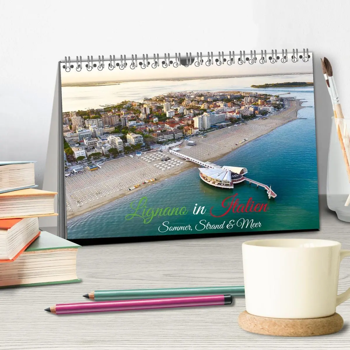 Bild: 9783516712650 | Lignano in Italien. Sommer Strand und Meer (Tischkalender 2026 DIN...