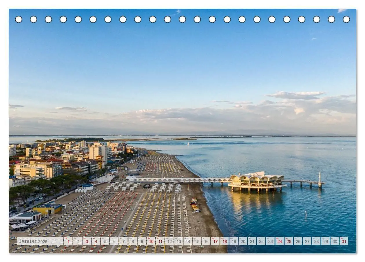 Bild: 9783516712650 | Lignano in Italien. Sommer Strand und Meer (Tischkalender 2026 DIN...