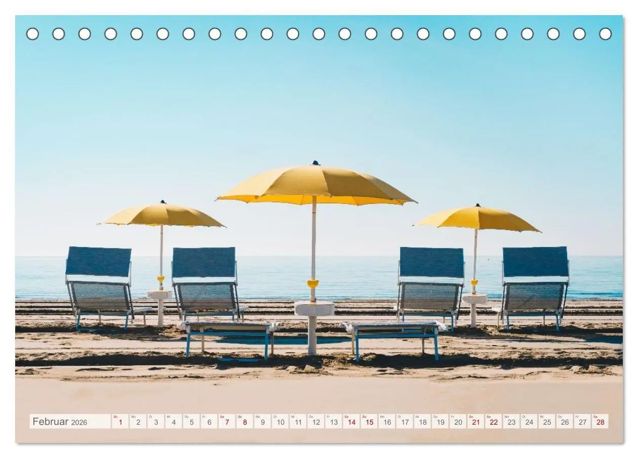 Bild: 9783516712650 | Lignano in Italien. Sommer Strand und Meer (Tischkalender 2026 DIN...