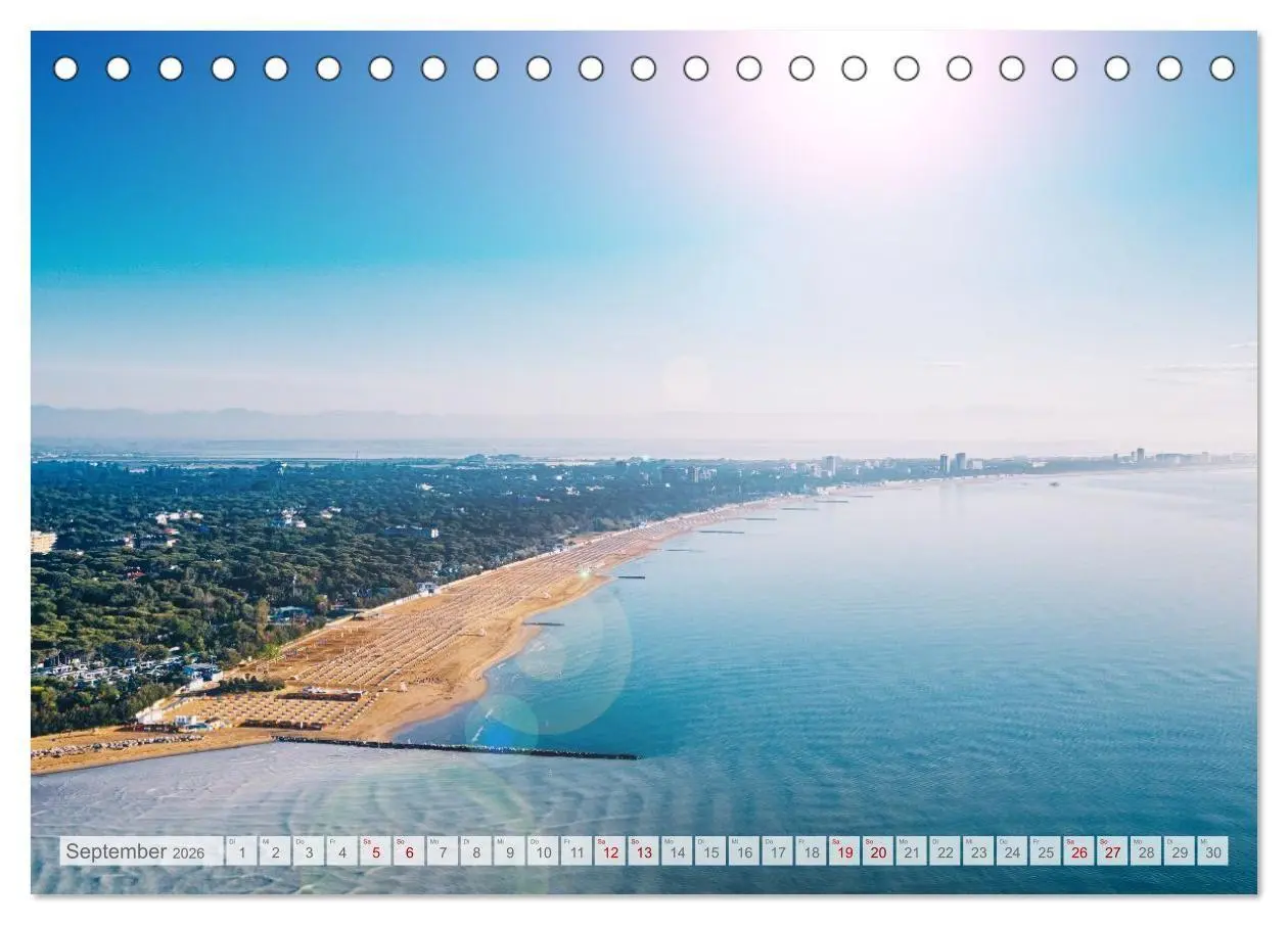 Bild: 9783516712650 | Lignano in Italien. Sommer Strand und Meer (Tischkalender 2026 DIN...