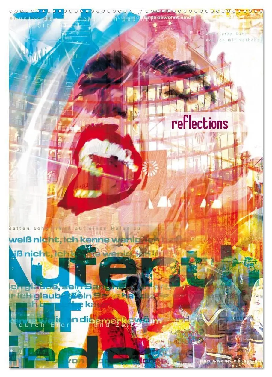 Cover: 9783594242650 | reflections (Wandkalender 2027 DIN A2 hoch), CALVENDO Monatskalender