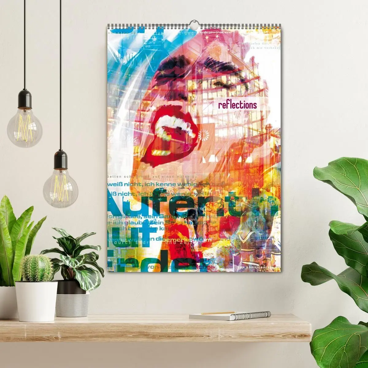 Bild: 9783594242650 | reflections (Wandkalender 2027 DIN A2 hoch), CALVENDO Monatskalender