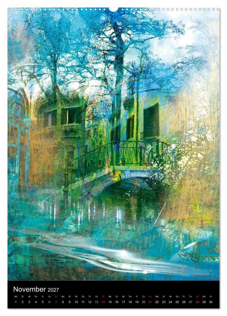 Bild: 9783594242650 | reflections (Wandkalender 2027 DIN A2 hoch), CALVENDO Monatskalender