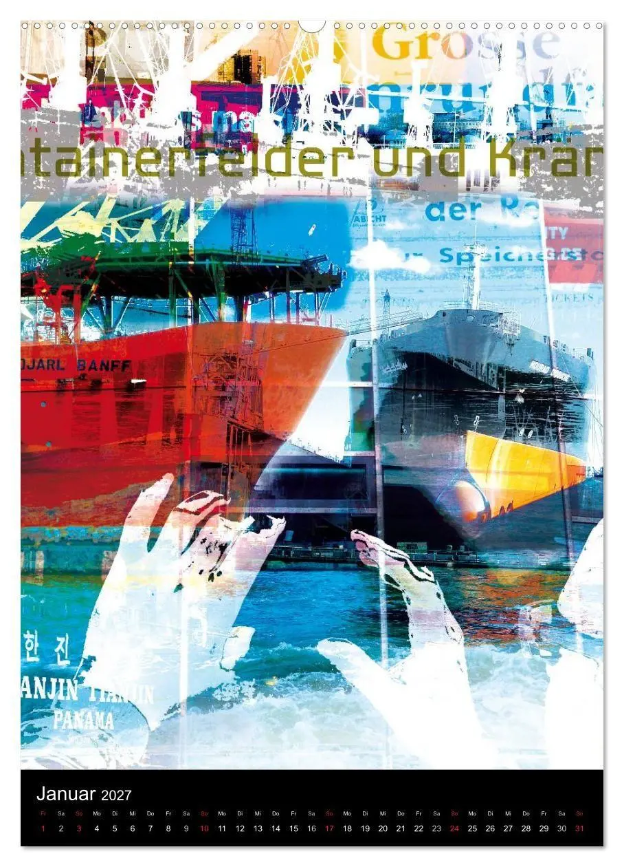 Bild: 9783594242650 | reflections (Wandkalender 2027 DIN A2 hoch), CALVENDO Monatskalender
